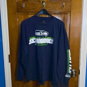 Majestic Brand Men’s XL Seattle Seahawks long sleeve tee